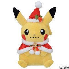 ポケモンセンターオリジナル ぬいぐるみ クリスマス ピカチュウ タグ