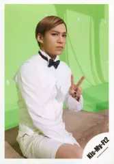 【中古】生写真(ジャニーズ) Kis-My-Ft2/千賀健永/膝上・座り・右手膝・左手ピース/「MUSIC COLOSSEUM」ジャケ写＆MV＆特典映像撮影オフショット/公式生写真