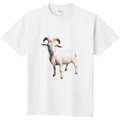 ヤギ　シンプルデザインTシャツ　メンズ・レディース・キッズ