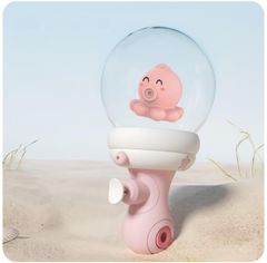 (ピンクのタコ)暑い夏に少しでも涼しさをもたらし、海やプールには欠かせない。水鉄砲！子供の頃！サマー！休み！涼しげ！思い出！友情！絆！笑って！かわいい！動物キャラ！ 漂流瓶水鉄砲、かわいい動物、面白い造形、小さな体、大容量、頻繁な注水不要