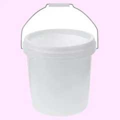 Color:1個 OUNONA バケツ 洗車バケツ 蓋付きバケツ 密封バケツ プラスチック 10L 小型 厚手 大容量 1個 取っ手付き 家庭用 ホワイト 持ち運び 洗い桶 釣り用 アウトドア