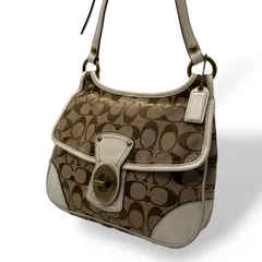 Coach Signature Flap Shoulder Bag 1242