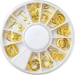 【送料無料】ネイル パーツ ネイルパーツ ネイル用品 メタルパーツ ゴールド メタル ストーンセット ストーン セット ジェルネイル メタルスタッズ ネイルジュエリー セルフ ジェルネイル用品 ジュエリー ネイルストーン ネイル工房 【お試しスタッズ14番】