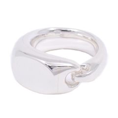 GEORG JENSEN ジョージジェンセン 652D リフレクト シグネット リング 指輪 シルバー925 表記サイズ58 実寸17号【いおき質店】