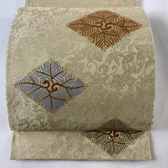 ④③③山口弘躬謹製 正倉院花唐草文様 24K 袋帯 六通 正絹 ④③③山口弘躬謹製 正倉院花唐草文様 24K 袋帯 六通 正絹