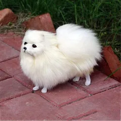 新品 犬 ポメラニアン おもちゃ ギフト 動物ぬいぐるみ リアル 動物モデル 柔らかい子供のぬいぐるみ リアルシミュレーション おもちゃの人形 kkk