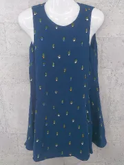 ◇ ZARA TRF COLLECTION ノースリーブ キュロット ワンピース サイズEUR XS USA XS MEX 24 ネイビー系 マルチ レディース 【中古】 【1002800891665】のサムネイル