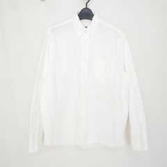 SOPHNET. ソフネット STANDARD BIG B.D SHIRT メンズ ボタンダウン オーバーサイズ 長袖シャツ 無地 WHITE S SOPH-190017