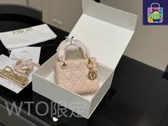【今日特価】Dior Lady Dior ラムスキン バージョン（小羊皮バージョン）