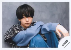 【中古】生写真(STARTO) 少年忍者/織山尚大/横型・膝上/プロフィール写真撮影オフショット2024/公式生写真