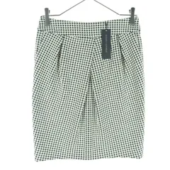 未使用 Banana Republic バナナリパブリック ツートンカラー ミニ丈 タイトスカート 0 ホワイト レディース 古着