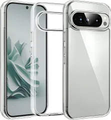 【COMIFAS】 Google Pixel 9/Pixel 9 Pro ケース 耐衝撃 カバー ピクセル 9/ピクセル 9 プロ保護ケース タフで頑丈 2重構造 TPU+PC 衝撃吸収 落下防止 透明 背面カバー おしゃれ カッコいい 人気 衝撃に強い Pi