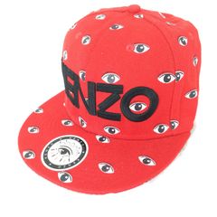 1304 KENZO PARIS 目玉キャップ 帽子 ファッション