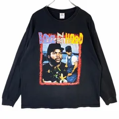 BOYZ N THE HOOD アイスキューブ ロングTシャツ 海外古着 XL BOYZ N THE HOOD T Shirt Mens 2XL Fits XL Ice Cube Cuba