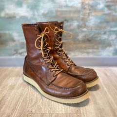 RED WING 8130 カスタム US8.0D (26.0～26.5) 現行タグ 5/04 モックトゥ ブラック #132/BK ソールカスタムレッドウイング8130 サイズUS8 Dウィズ - メルカリ