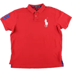 古着 ラルフローレン Ralph Lauren POLO RALPH LAUREN CUSTOM FIT ビッグポニー 半袖 ポロシャツ メンズXL/eaa444827