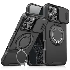 スライド式iPhoneカバー　iPhone15　iPhone16対応