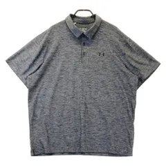 サイズ：3XL UNDER ARMOUR アンダーアーマー  半袖ポロシャツ  グレー系 [240101439188] ゴルフウェア メンズ ストスト