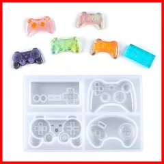 フ ォ ロ ー 割☆彡ゲームコントローラー ミニ レジン 鏡面仕上げ シリコンモールド uvレジン 型 ゲームパッド ソフトモールド 手作り キーホルダー サムコス チャーム 抜き型