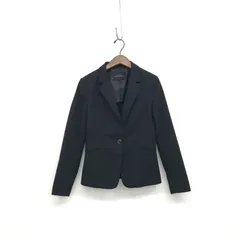 UNITED ARROWS green label relaxing ユナイテッドアローズグリーンレーベルリラクシング テーラードジャケット ブラック 36◆