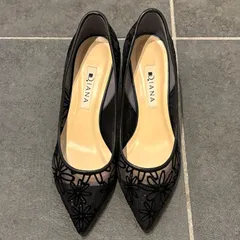 【極美品】22.5cm  ダイアナ  太ヒール  おしゃれパンプス