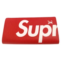 LOUIS VUITTON (ルイヴィトン) 17AW×SUPREME PF BRAZZA SP EPI DWT M67719 エピ ポルトフォイユブラザ ロングウォレット 二つ折り 長財布 レッドのサムネイル