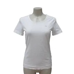 エスカーダ ESCADA Tシャツ カットソー Uネック ワンポイント 半袖 S 白 ホワイト /MSのサムネイル