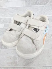 ◇ Θ PUMA プーマ 392519-01 キッズ スニーカー シューズ サイズ17.0 グレージュ オレンジ系 女の子 男の子 P  【1408200033474】