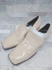 ◇ moment+ モーメントプラス ローファー シューズ サイズL ベージュ系 レディース P  【1406110005352】