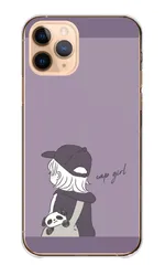 iPhone 17 Air ケース アイフォン17エアー スマホケース ハードケース キャップ女子 女の子 マニッシュ ボーイッシュ イラスト かわいい パンダ カラー03