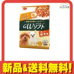 ビタワン君のWソフト 成犬用 ビーフ味・やわらかささみ添え 200g 