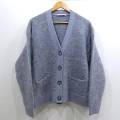 【小牧店】Acne Studios　アクネ ストゥディオズ　ウールモヘアカーディガン　Wool mohair cardigan　A60464　サイズ：S　カラー：ブルー 【I112-1587】のサムネイル