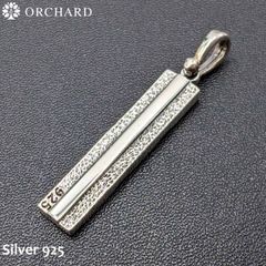 シルバー925 シンプル プレート ペンダント メンズ レディース