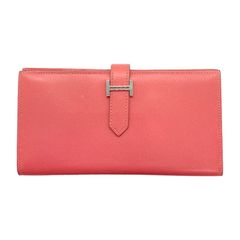 良品】【送料込み】HERMES エルメス ベアン 長財布 H金具 ピンク