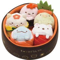 レア タグ付 すみっコぐらし お寿司 てのりぬいぐるみセット - メルカリ