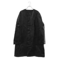 PRADA (プラダ) 23SS ノーカラーレザーコート ブラック UPS600 S231のサムネイル