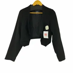 リミフゥ LIMI feu ウールギャバジンノーカラークロップドジャケット レディース JPN：S のサムネイル