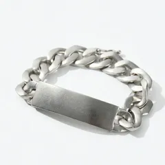 MAISON MARGIELA メゾン マルジェラ アクセサリー ブレスレット チェーンブレスレット SI8UY0004 SV0130 レディース SILVER シルバー ロゴ チェーンのサムネイル