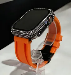 アップルウォッチ　ラバー　ベルト　ベルト キラキラ　カバー　ケース メンズ レディース 38 40 41 42 44 45 Apple Watch バンド 71