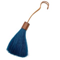 HERMES エルメス　ホースヘアー　バッグチャーム　キーホルダー　ブラウン　ブルー　系