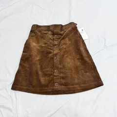 【新品未使用タグ付き】送料無料！earthmusic&ecology　アースミュージックアンドエコロジー　コーデュロイミニスカート　秋冬　Mサイズ　ブラウン系　カジュアル　シンプル　美品　✨