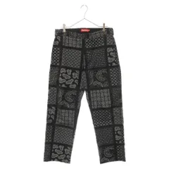 Paisley Grid Chino Pant 30インチ black 黒
