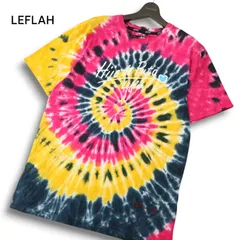 【美品 LEFLAH XXLサイズ 人気のタイダイ】Tシャツ LEFLAH タイダイTシャツ XXL ブラック ブルー - メルカリ