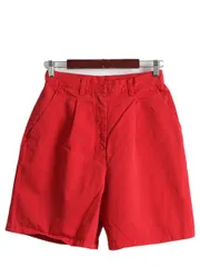 【お得なクーポン配布中!】 90s ポロ ラルフローレン 2タック チノ ショーツ 赤 ショートパンツ