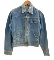 ラングラー Wrangler 50's 50年代 BLUE BELL ブルーベル 縦ベル 11MJZ GRIPPER ZIPPERGジャン デニムジャケット Vintage ヴィンテージ - ジャケット ブルー 101MT-4362のサムネイル