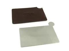 ■美品■ COACH コーチ レザー ミラー 手鏡 レディース メンズ ブラウン系 DI0305