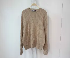 N-10369/ポロ 正規品 メンズ ケーブル編みニット M