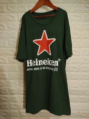 Heineken ハイネケン　Tシャツ　緑　M 古着　ビール　オランダ