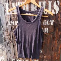 【GAIJIN MADE】ガイジンメイド ハリウッドランチマーケット ハリラン 聖林公司 リブ タンクトップ 無地 Tシャツ  2 (M)