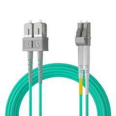 【新着商品】LSZH 50/125μm 光ファイバーコード 光ファイバーパッチケーブル 光ファイバーケーブル デュプレックス （SFPモジュール、コンピューターファイバーネットワークおよびファイバーテスト機器用） マルチモード 10Gb/ギガビット LC-SC